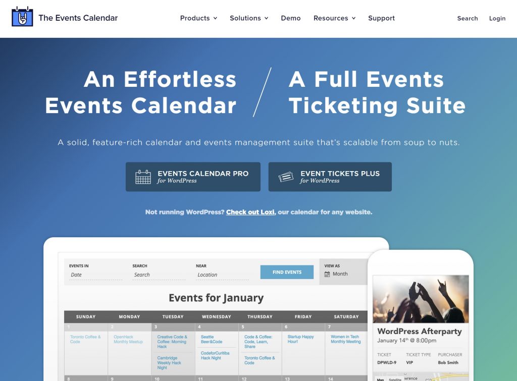 The Events Calendar 1024x755
