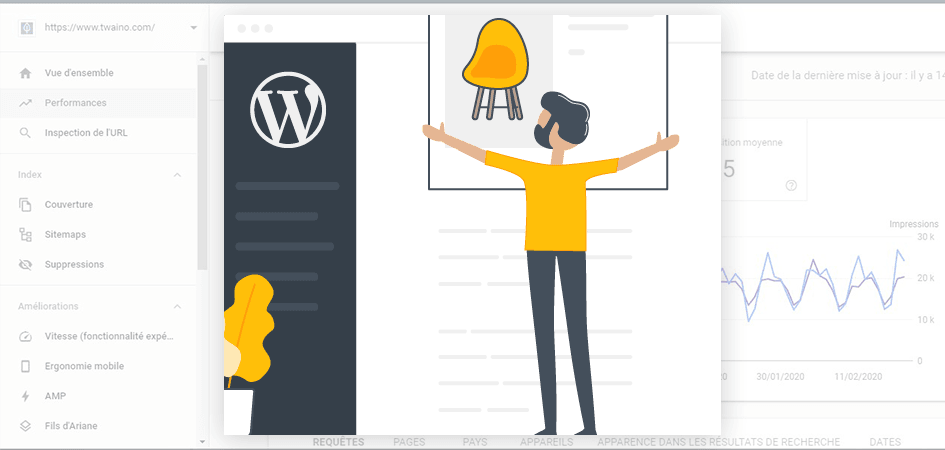 performance dans Google Search Console WordPress