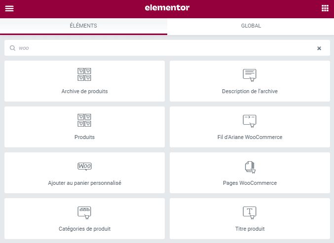 widget woocommerce