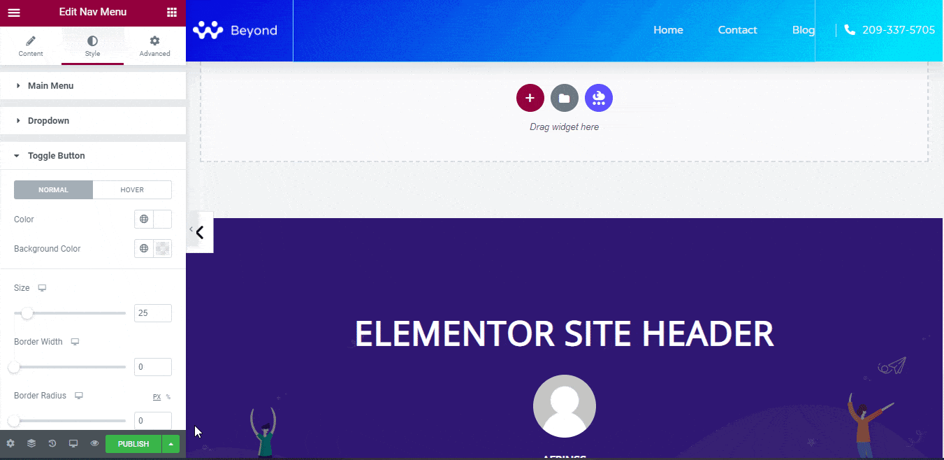 En-têtes Elementor